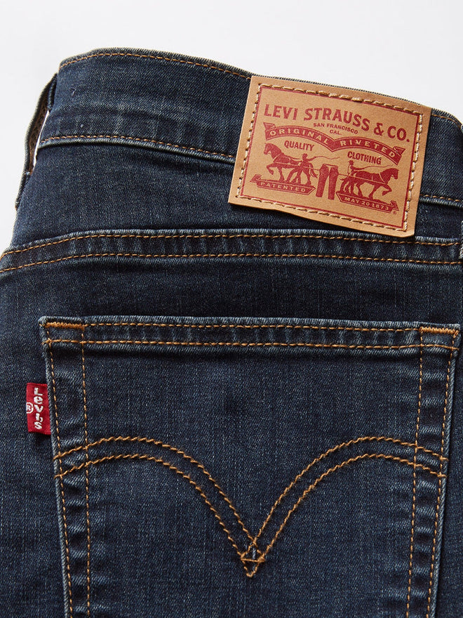 levi's® women's mid-rise boyfriend jeans 1988703182427 Dark Indigo  – Levi's Hong Kong