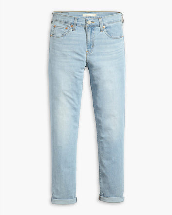levi's® women's mid-rise boyfriend jeans 1988703192627 Light Indigo  – Levi's Hong Kong