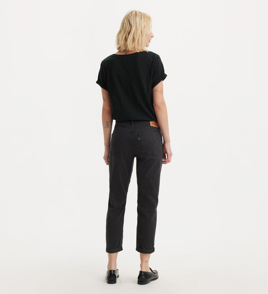 levi's® women's mid-rise boyfriend jeans 1988703242427 Black – Levi's Hong Kong