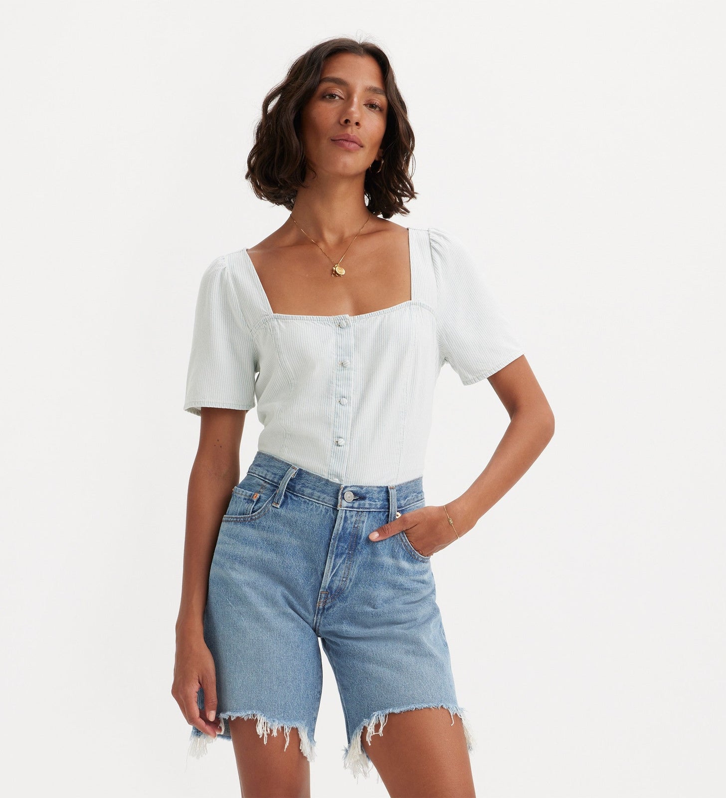 levi's®  pascale 短袖上衣 | 女裝 A73320006XS- Smell Ya Later – Levi's 香港