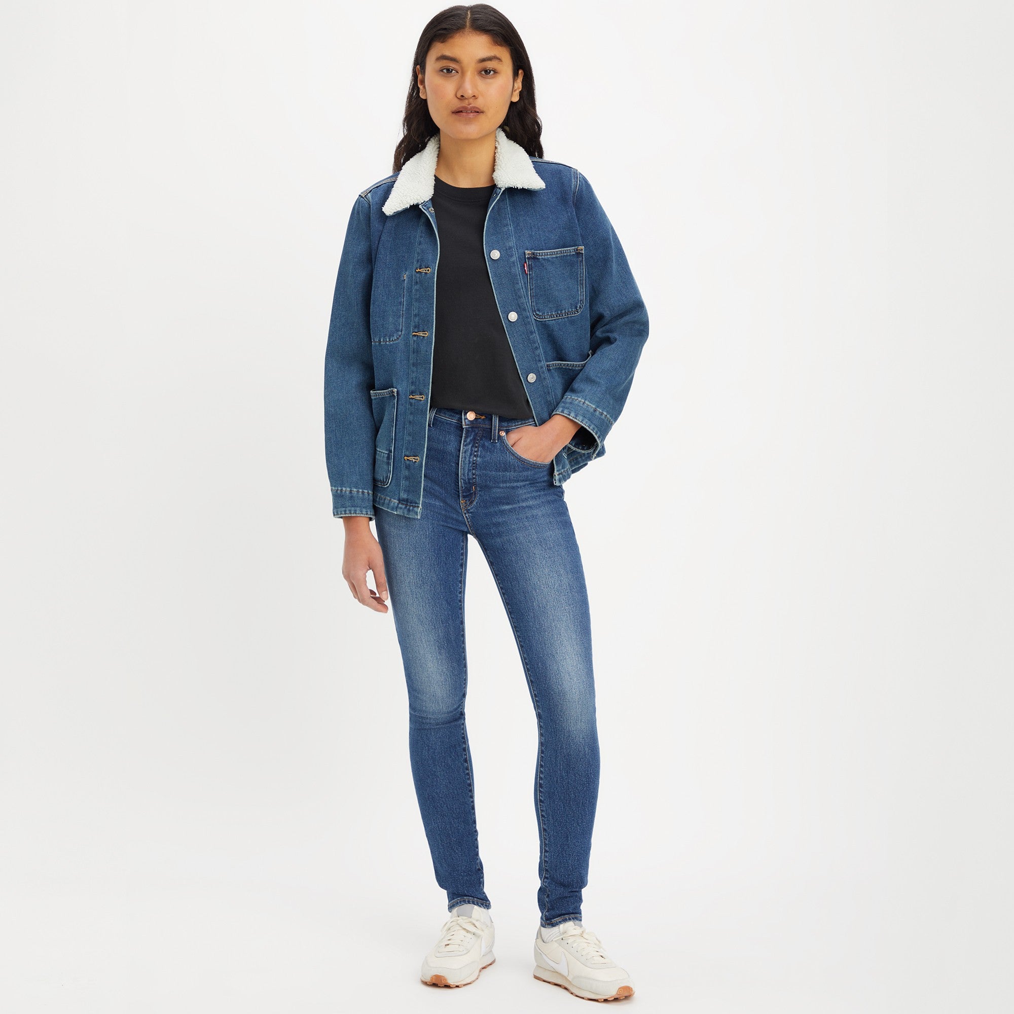 Revel denim jacket online women