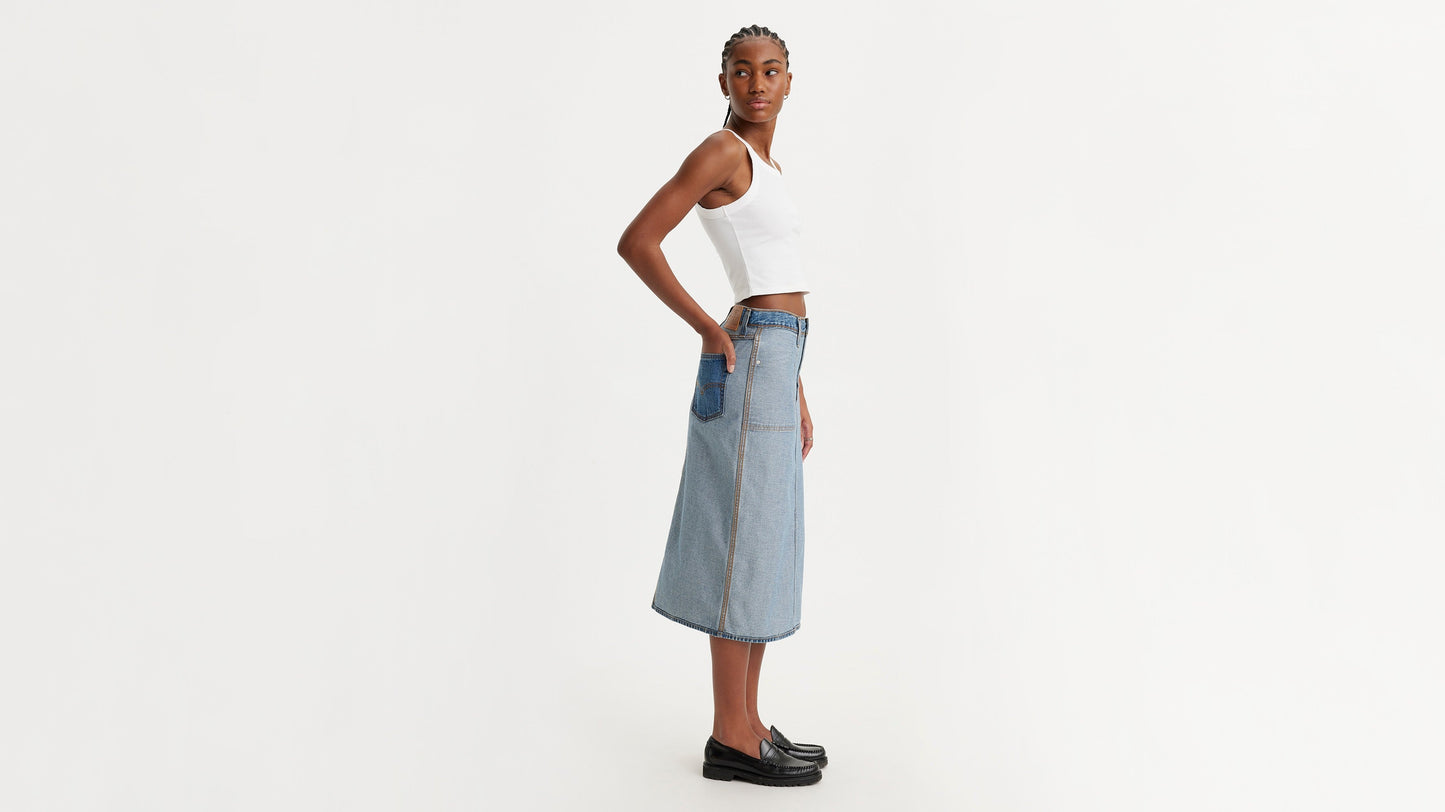 Levi's® Women's Reversable Side Slit Skirt