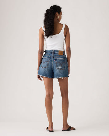 levi's® ribcage 短牛仔褲 | 女裝   005DS000024- Dark Indigo  – Levi's 香港