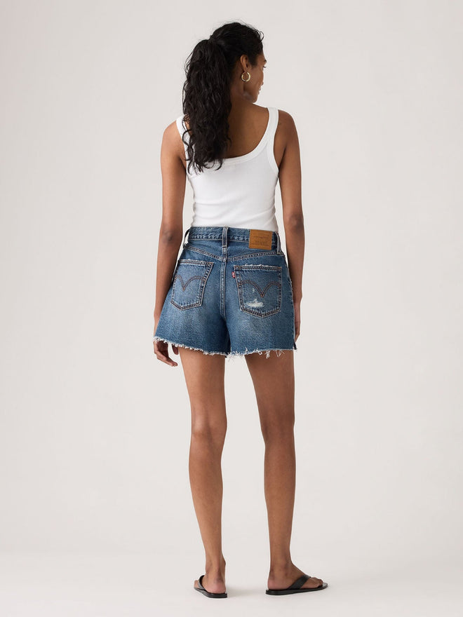 levi's® ribcage 短牛仔褲 | 女裝   005DS000024- Dark Indigo  – Levi's 香港
