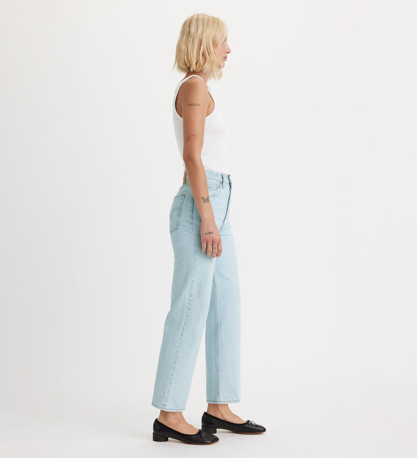 levi's® ribcage 高腰直腳牛仔褲 | 女裝 7269301112527 Ojai Shore - Blue – Levi's 香港