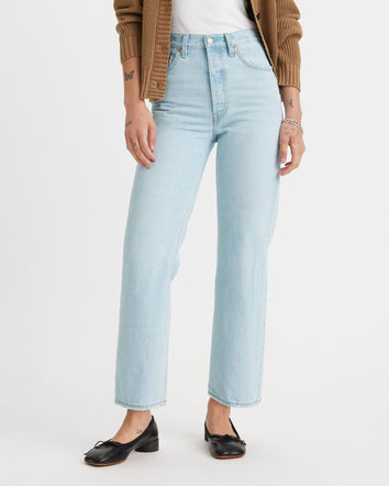 levi's® women's ribcage straight ankle jeans 7269301112527 Ojai Shore - Blue  – Levi's Hong Kong