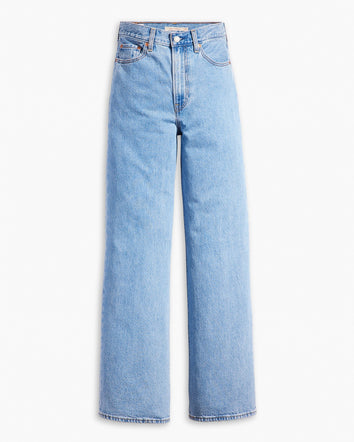 levi's® women's ribcage wide-leg jeans A608100052730 Splash Zone - Med Indigo - Flat Finish  – Levi's Hong Kong