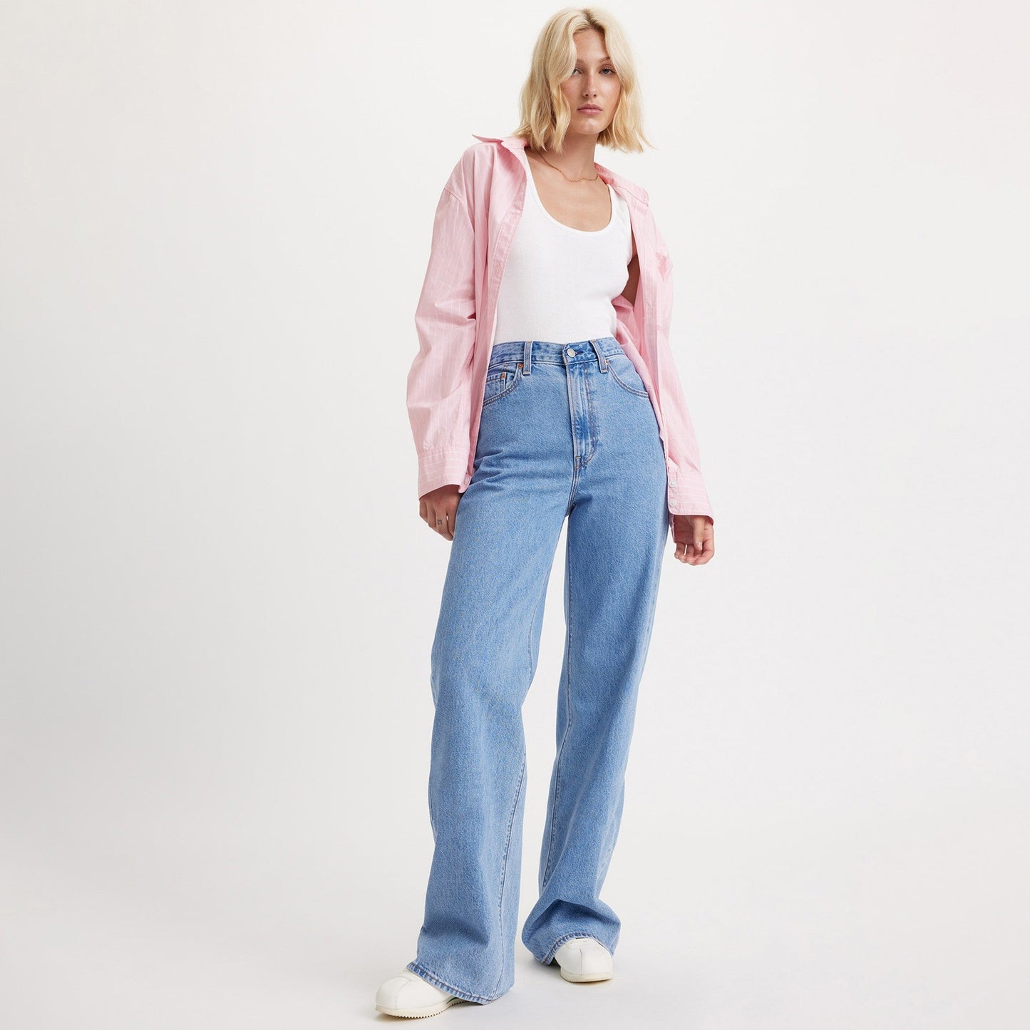 Levi's® 女士Ribcage 闊腳牛仔褲 | 女裝