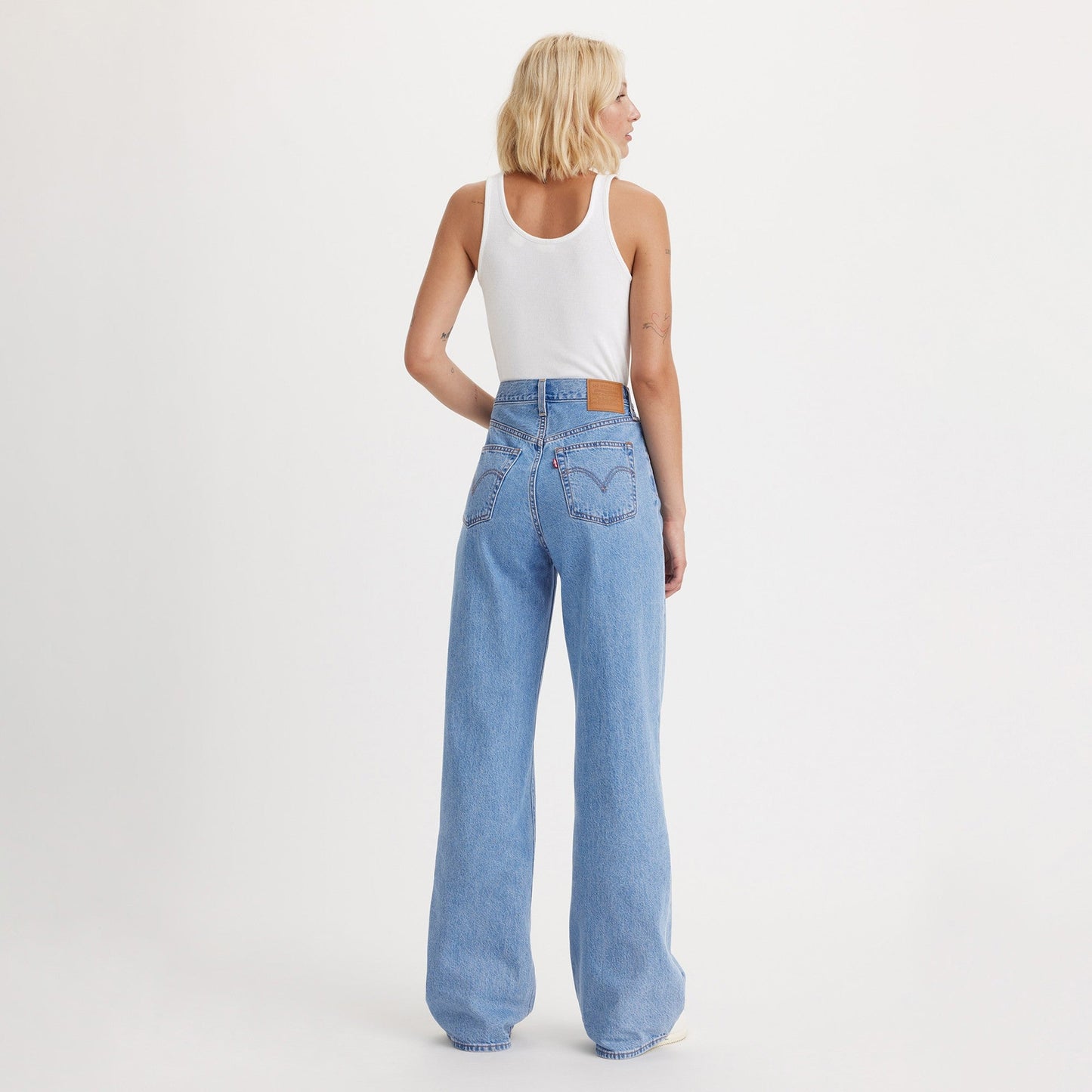 Levi's® 女士Ribcage 闊腳牛仔褲 | 女裝