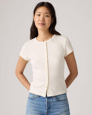 levi's® women's rory button-through shirt 0086M0001S- White  – Levi's Hong Kong