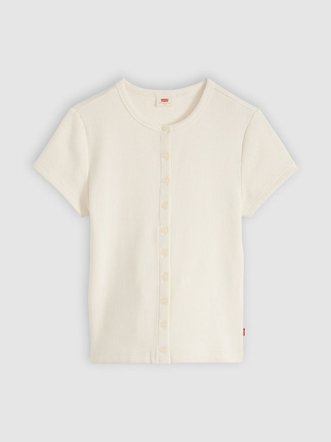 levi's® rory button-through 鈕扣襯衫 | 女裝   0086M0001XS- White  – Levi's 香港