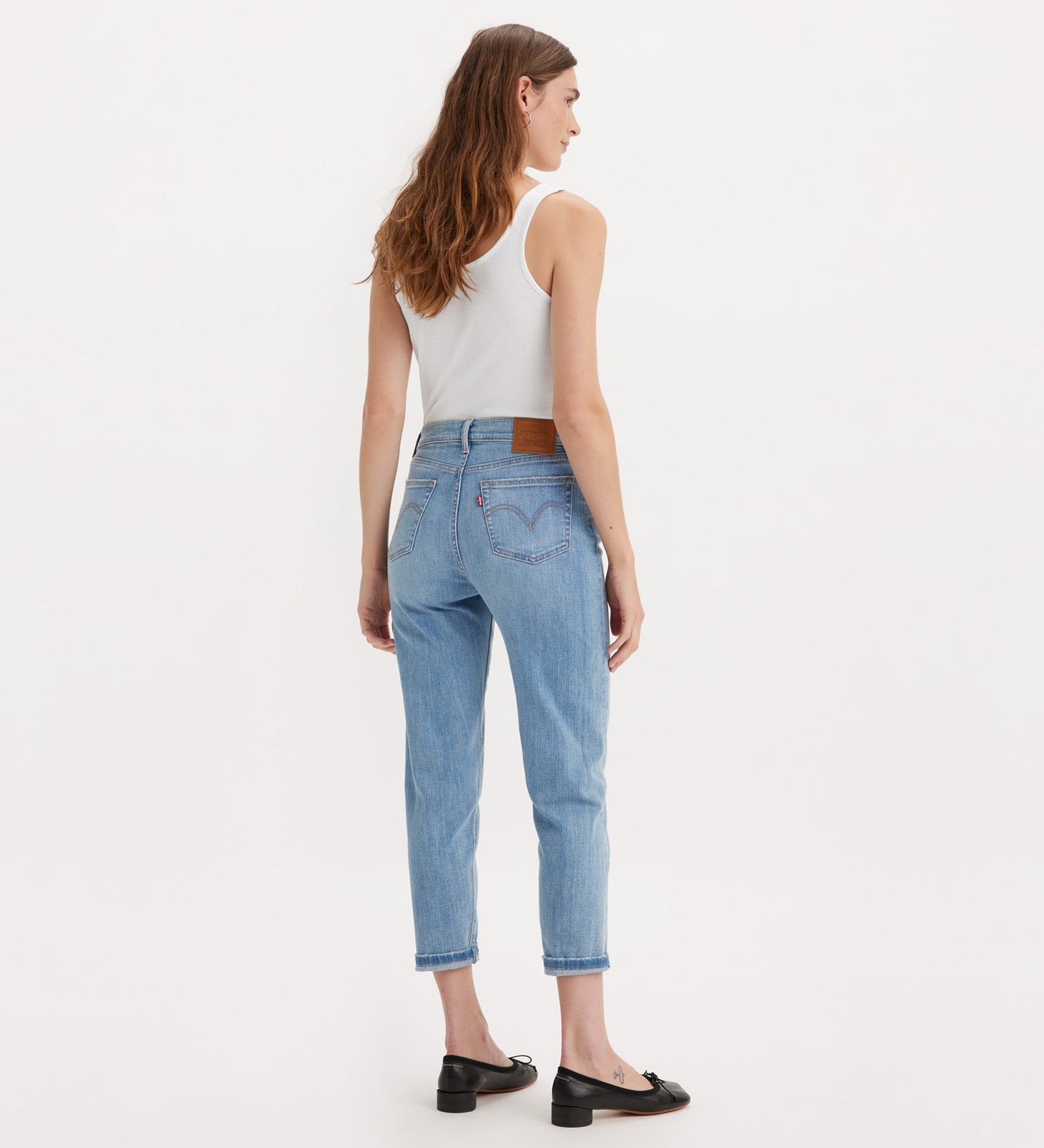 levi's® 高腰男友 boyfriend 牛仔褲 | 女裝 1974500112727 Authentically Blue – Levi's 香港