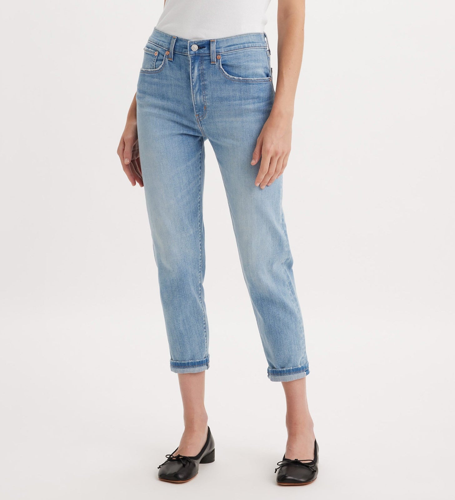 levi's® 高腰男友 boyfriend 牛仔褲 | 女裝 1974500112727 Authentically Blue – Levi's 香港