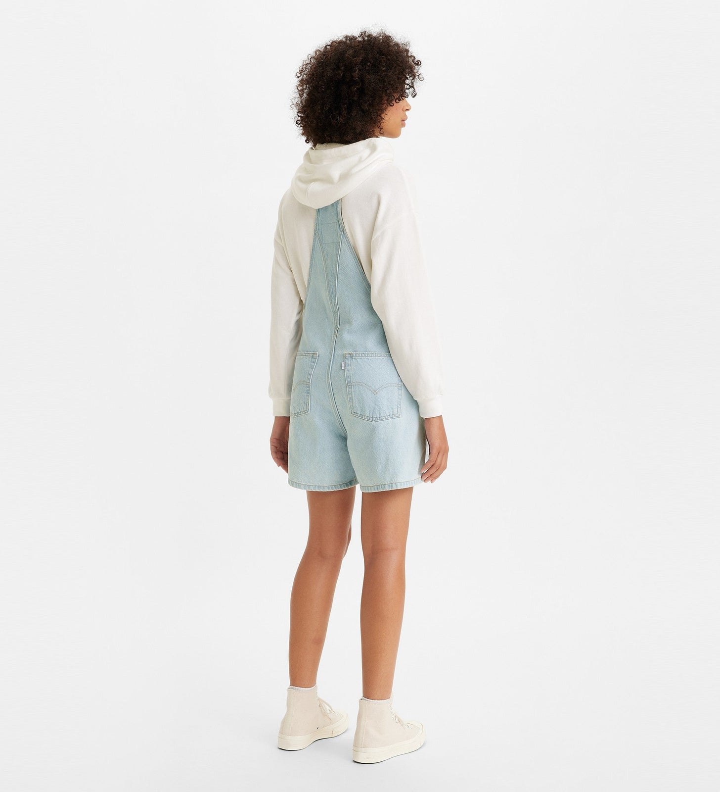 levi’s® women’s silvertab™ shortalls A47090000XS- Light Indigo Stonewash – Levi's Hong Kong