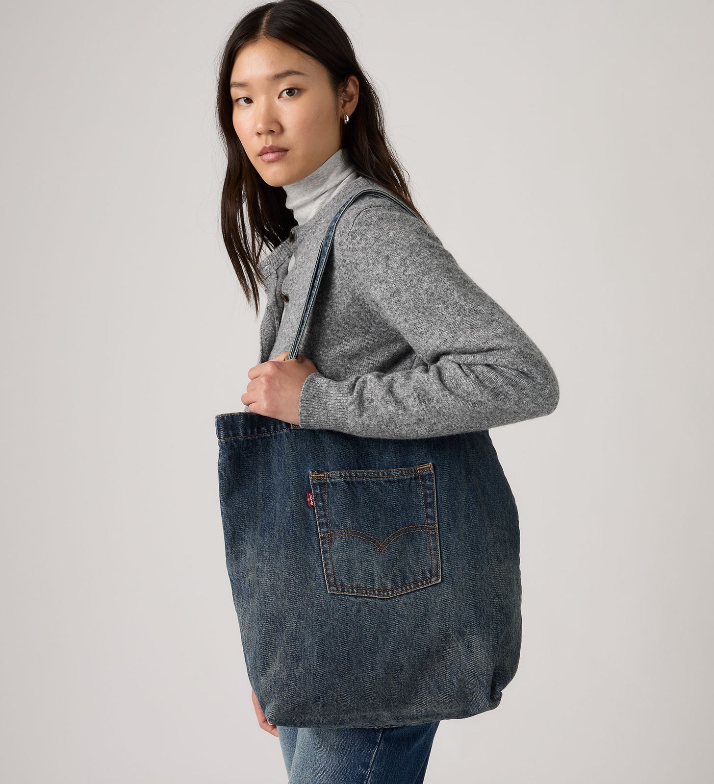 levi's® women's tote 005FV0005OS- Dark Indigo – Levi's Hong Kong