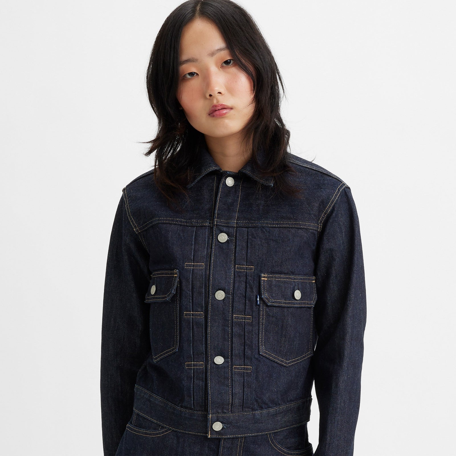 levi's® type ii 牛仔外套 | 女裝 A58840000XS- Moj Type 2 Dark Rinse – Levi's 香港