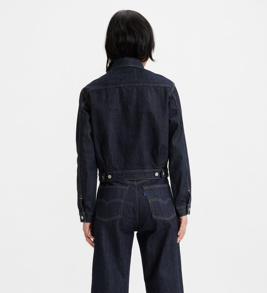 levi's® type ii 牛仔外套 | 女裝 A58840000XS- Moj Type 2 Dark Rinse – Levi's 香港