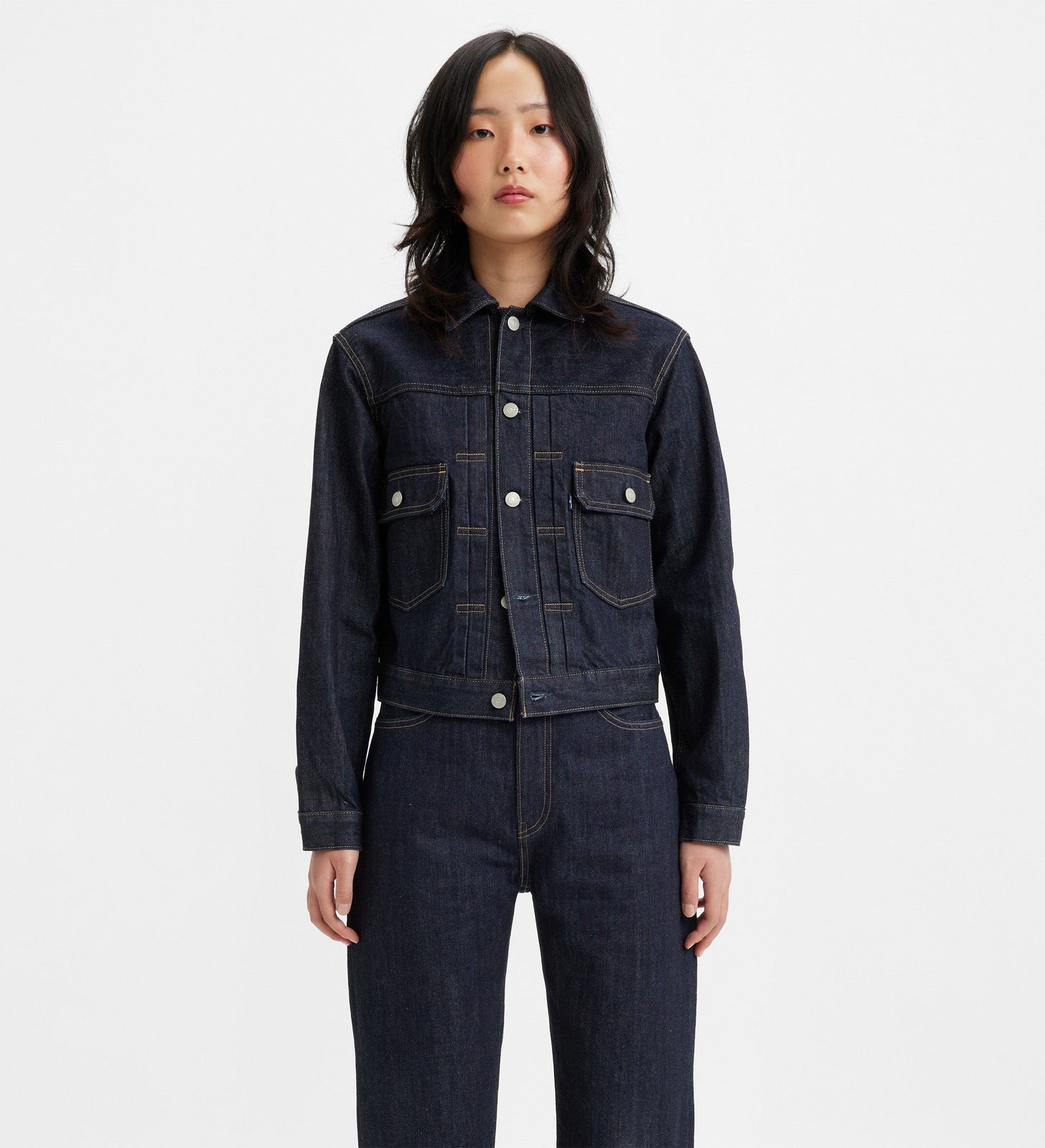 levi's® type ii 牛仔外套 | 女裝 A58840000XS- Moj Type 2 Dark Rinse – Levi's 香港