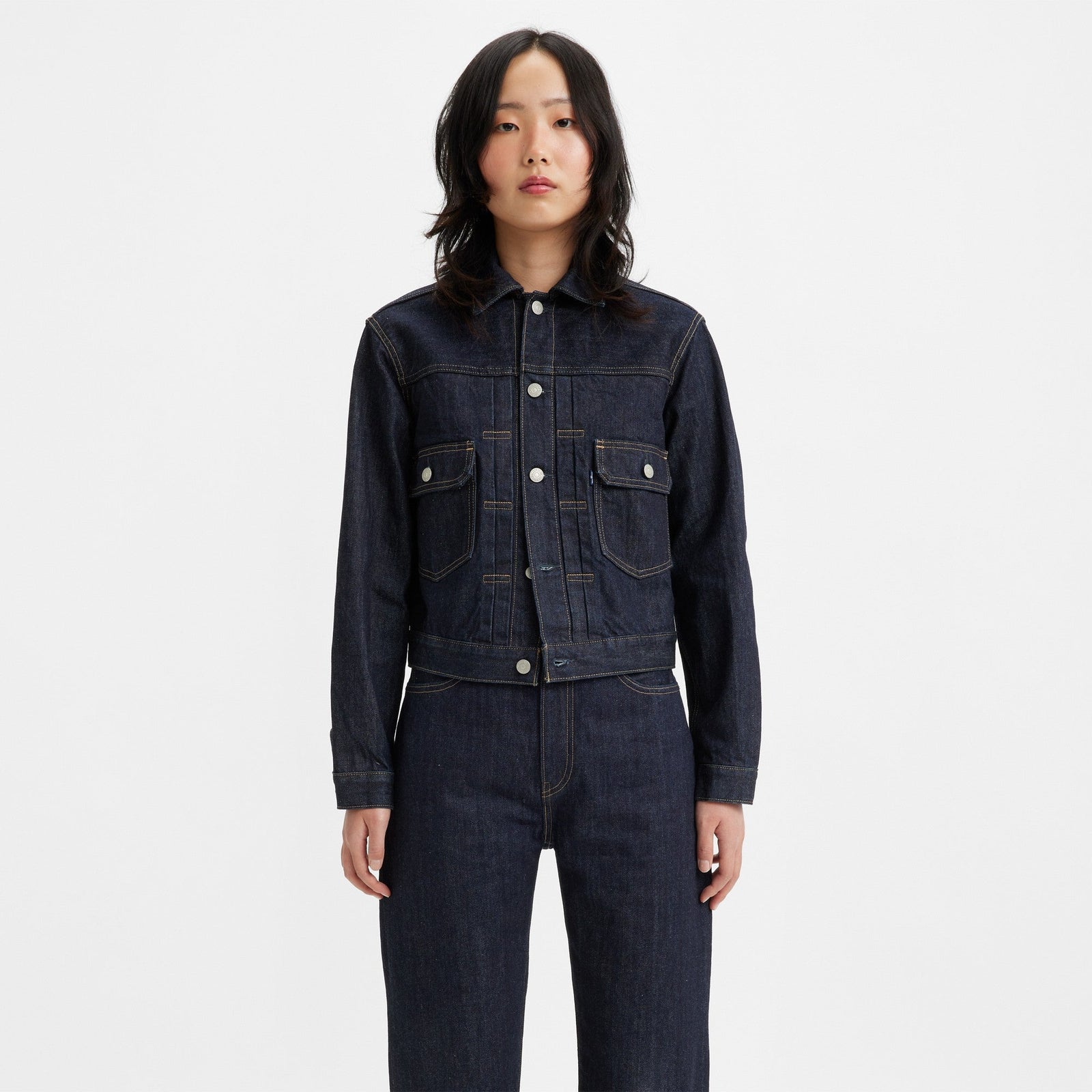 levi's® type ii 牛仔外套 | 女裝 A58840000XS- Moj Type 2 Dark Rinse – Levi's 香港