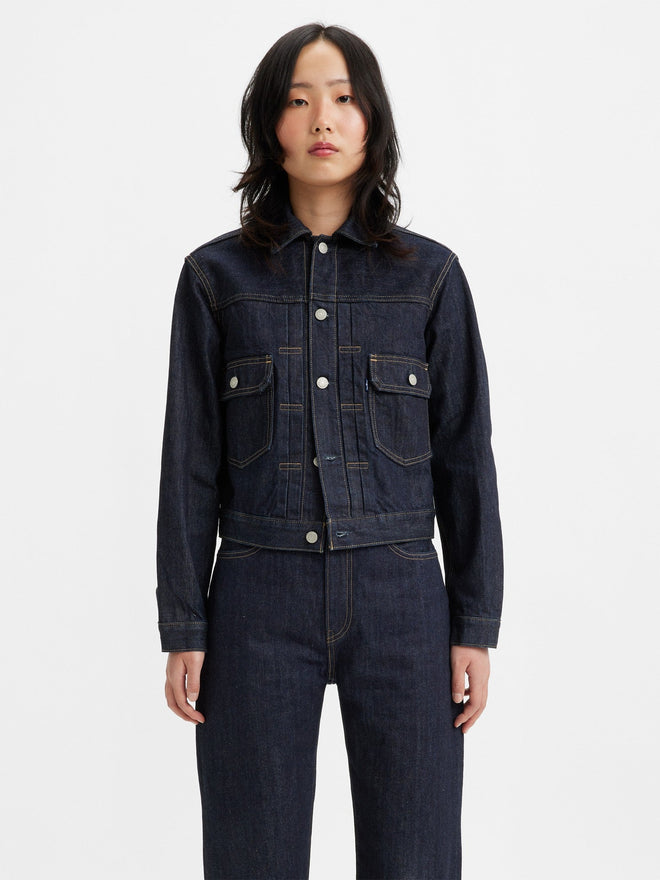 levi's® type ii 牛仔外套 | 女裝 A58840000XS- Moj Type 2 Dark Rinse  – Levi's 香港