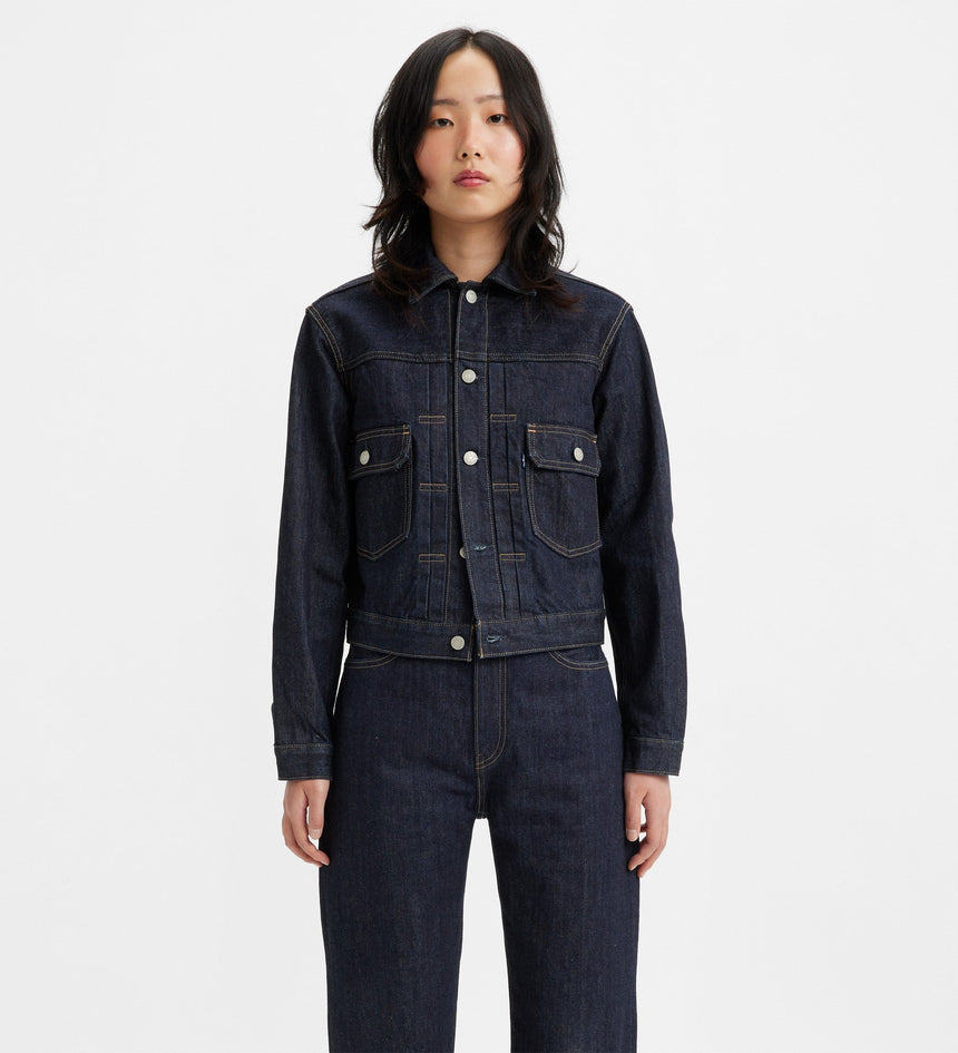 levi's® type ii 牛仔外套 | 女裝 A58840000XS- Moj Type 2 Dark Rinse – Levi's 香港