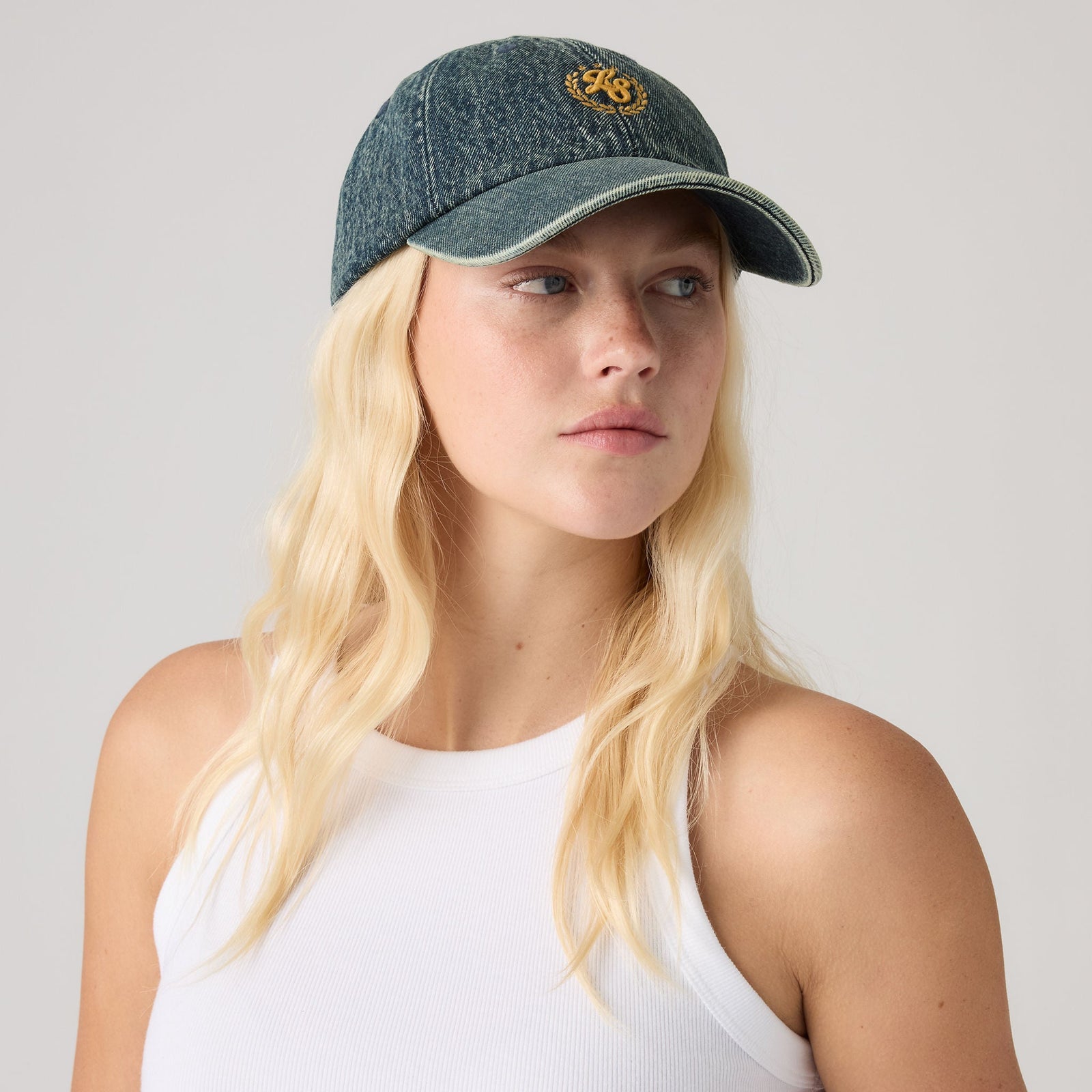 levi's® varsity baseball cap 大學風棒球帽 | 女裝   0080U0004OS- Dark Indigo – Levi's 香港