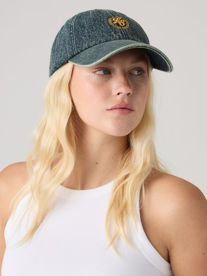 levi's® varsity baseball cap 大學風棒球帽 | 女裝   0080U0004OS- Dark Indigo  – Levi's 香港