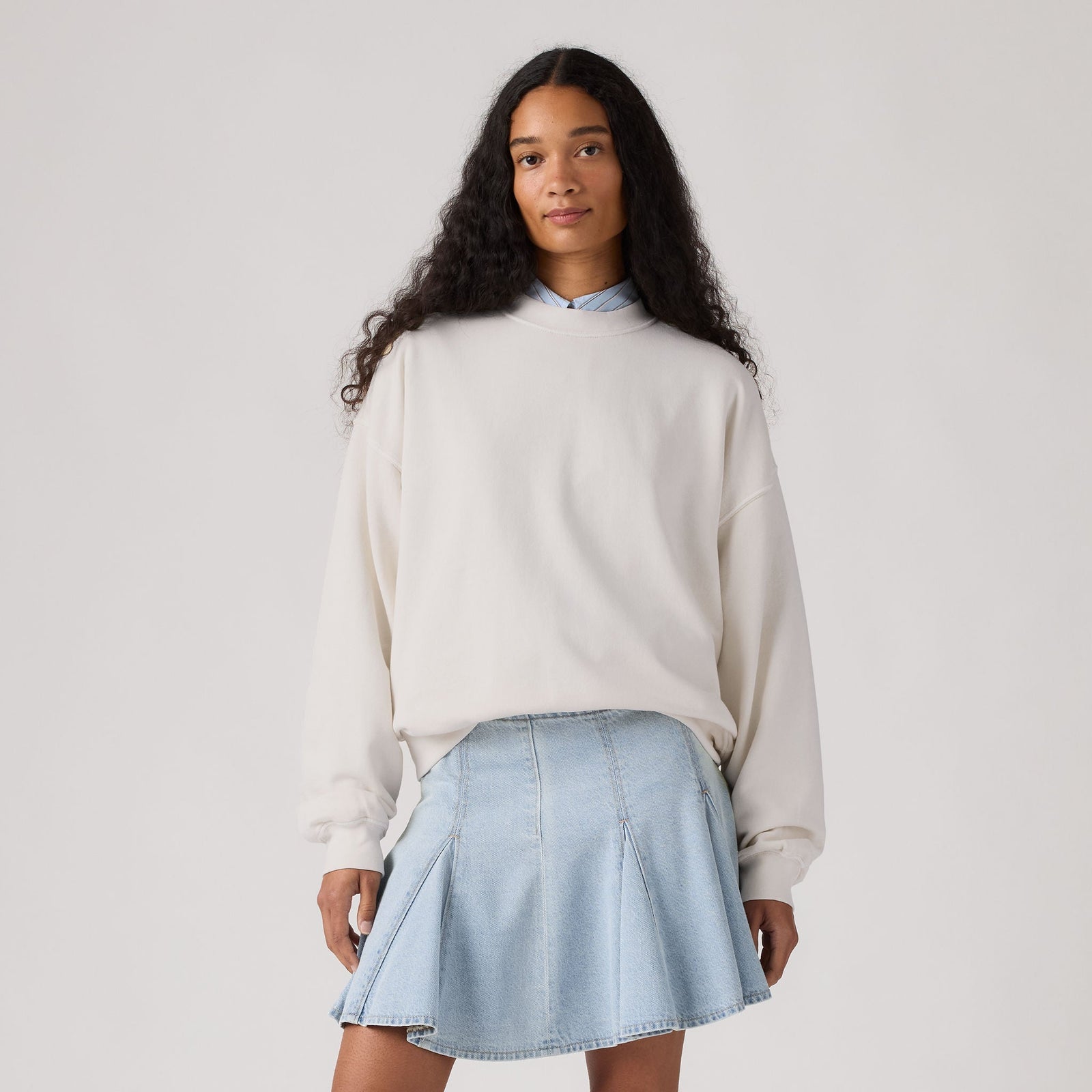levi's® women's vintage boxy sweatshirt 006DW0007XS- Neutral – Levi's Hong Kong