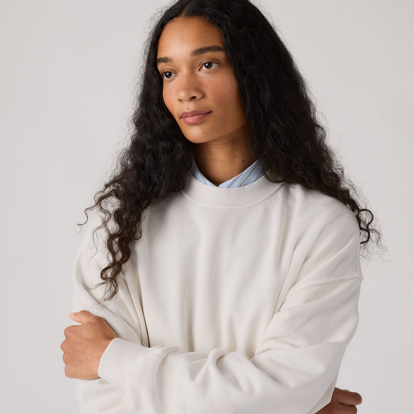 levi's® women's vintage boxy sweatshirt 006DW0007XS- Neutral – Levi's Hong Kong