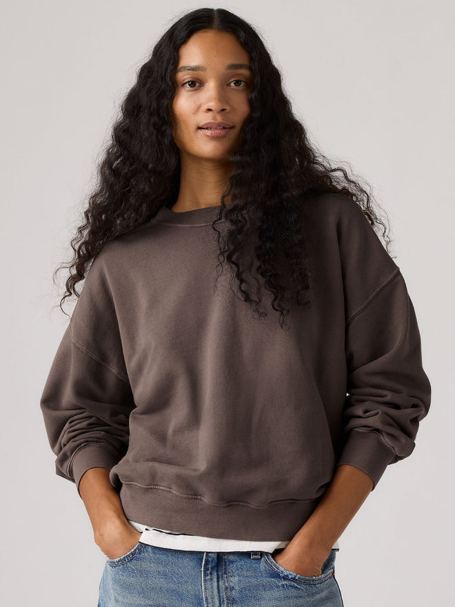 levi's® women's vintage boxy sweatshirt 006DW0009XS- Brown  – Levi's Hong Kong