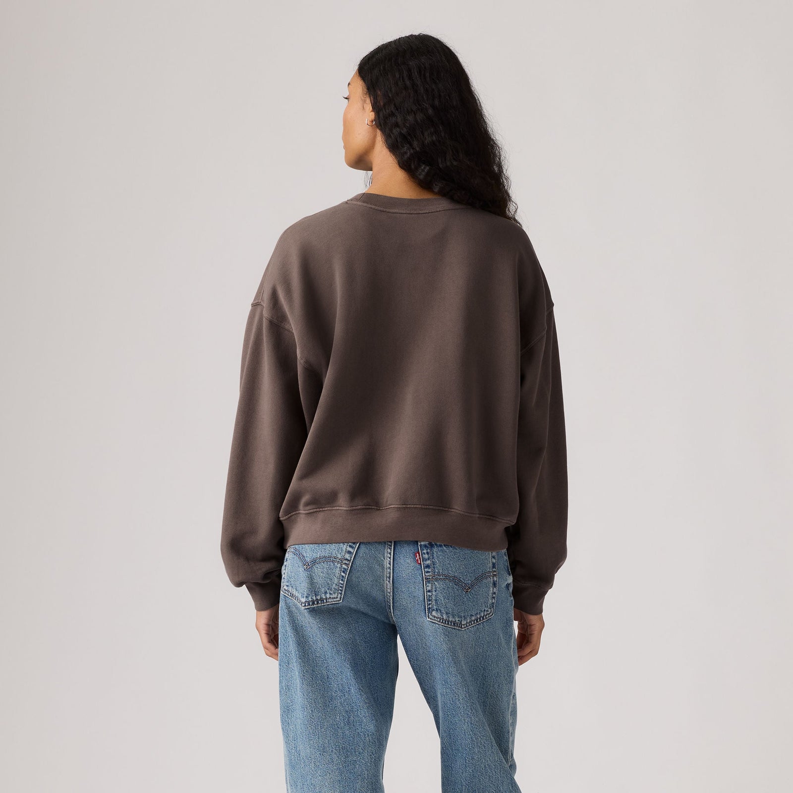 levi's® women's vintage boxy sweatshirt 006DW0009XS- Brown – Levi's Hong Kong