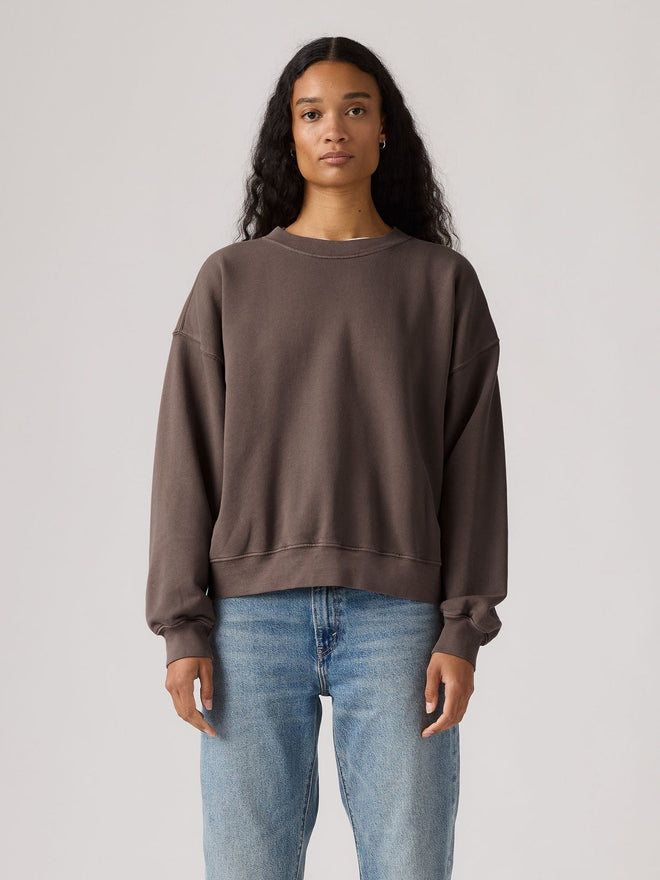 levi's® women's vintage boxy sweatshirt 006DW0009XS- Brown  – Levi's Hong Kong