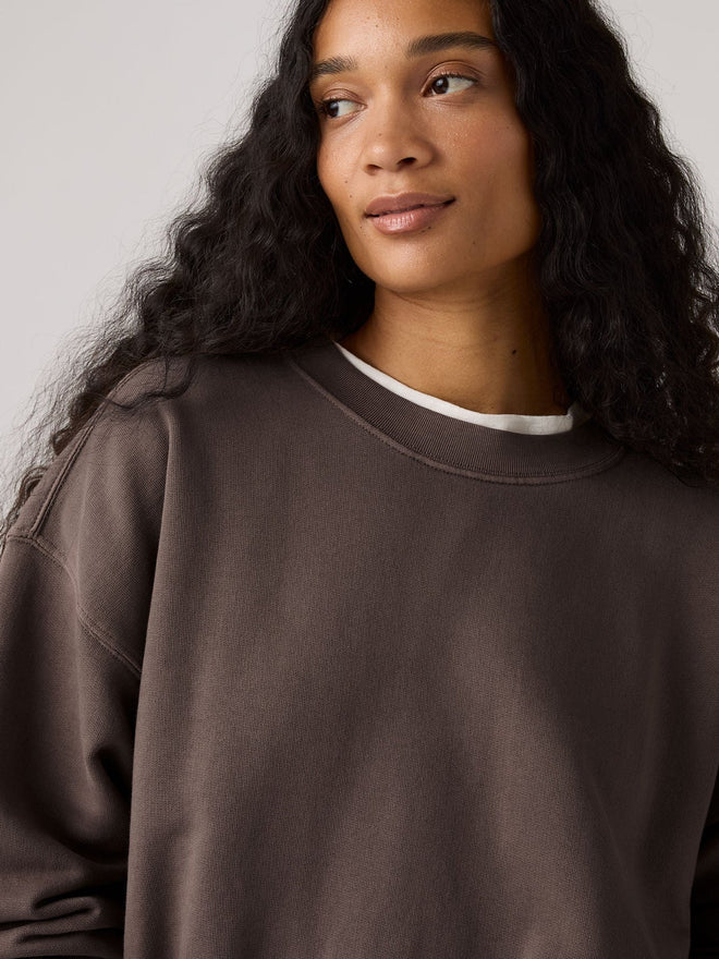 levi's® women's vintage boxy sweatshirt 006DW0009XS- Brown  – Levi's Hong Kong