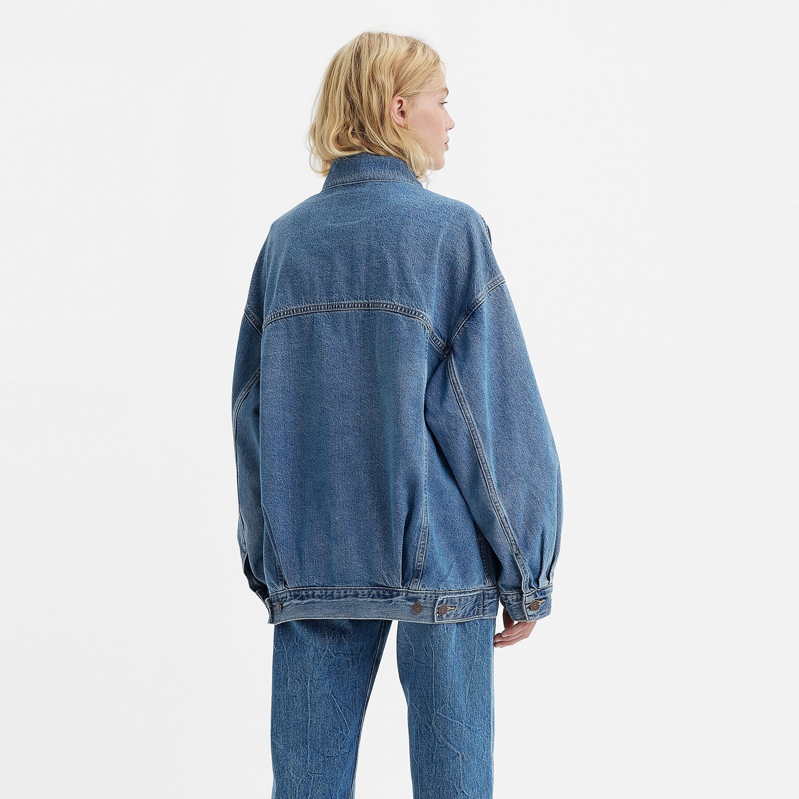 levi's® xl 牛仔褸 | 女裝 A34720003XS- Medium Indigo – Levi's 香港
