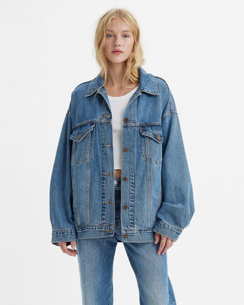 levi's® xl 牛仔褸 | 女裝 A34720003XXS- Medium Indigo  – Levi's 香港