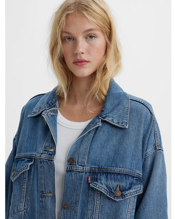 levi's® xl 牛仔褸 | 女裝 A34720003XXS- Medium Indigo  – Levi's 香港