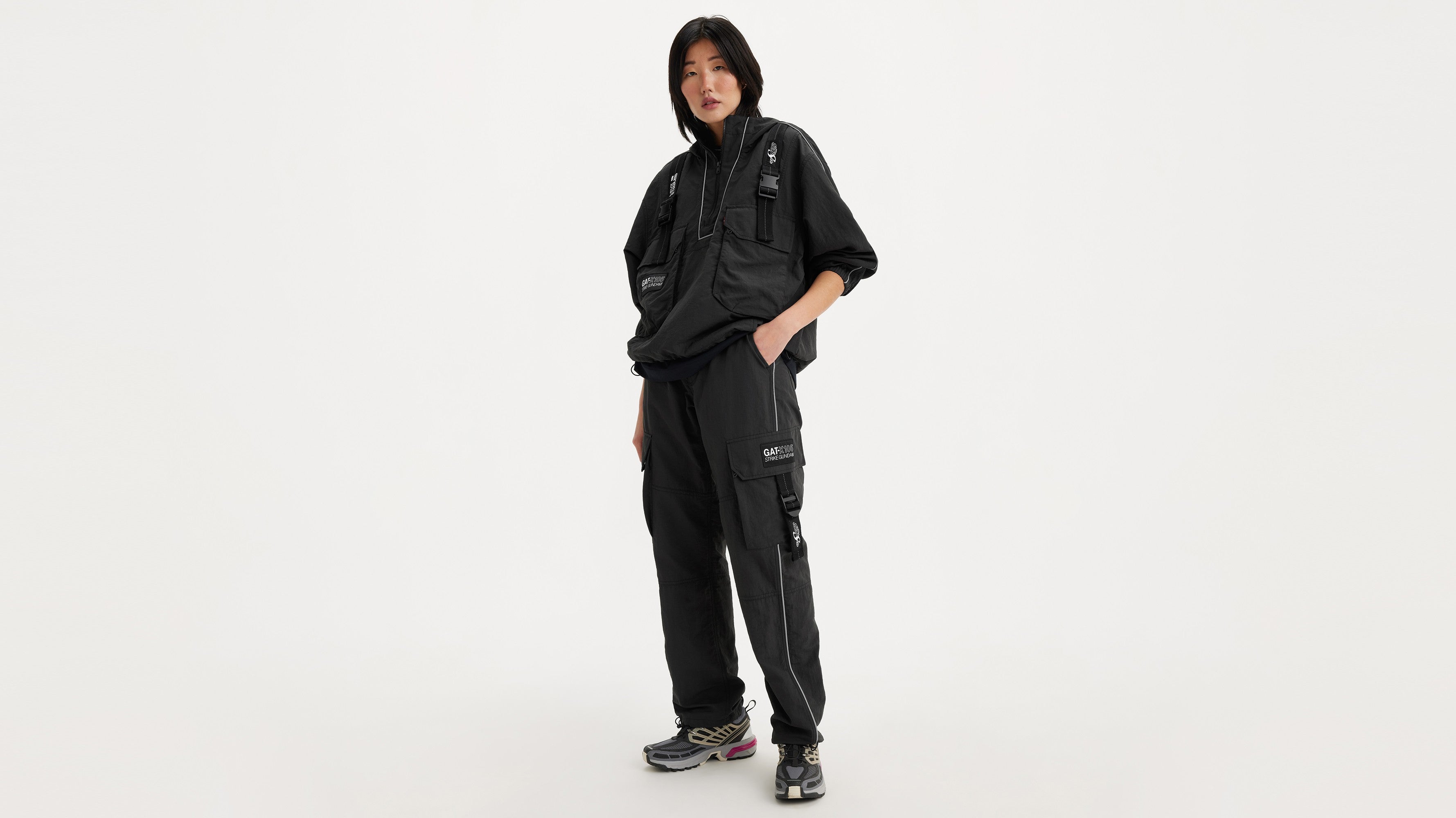 Levi's® x Gundam SEED Cargo Pants - Black Strike Cargo - Black | Levi's ...