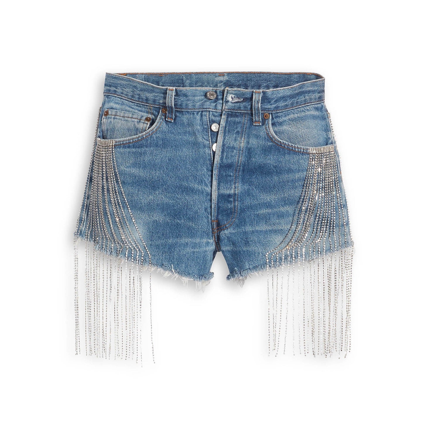 Levi's® X Naomi Osaka Crystal Fringe Shorts