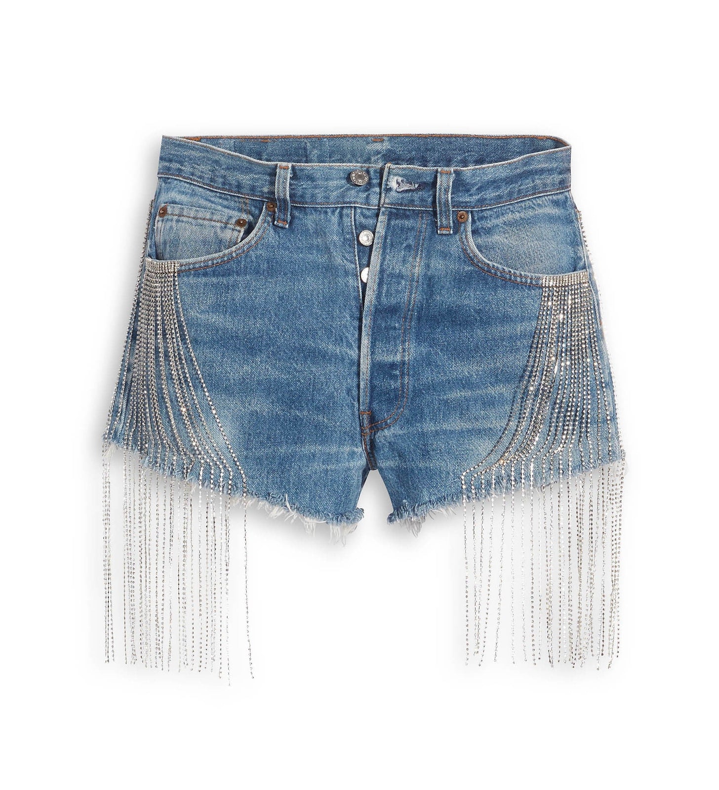levi's® x naomi osaka crystal fringe shorts A2482000028- Fringe Short – Levi's Hong Kong