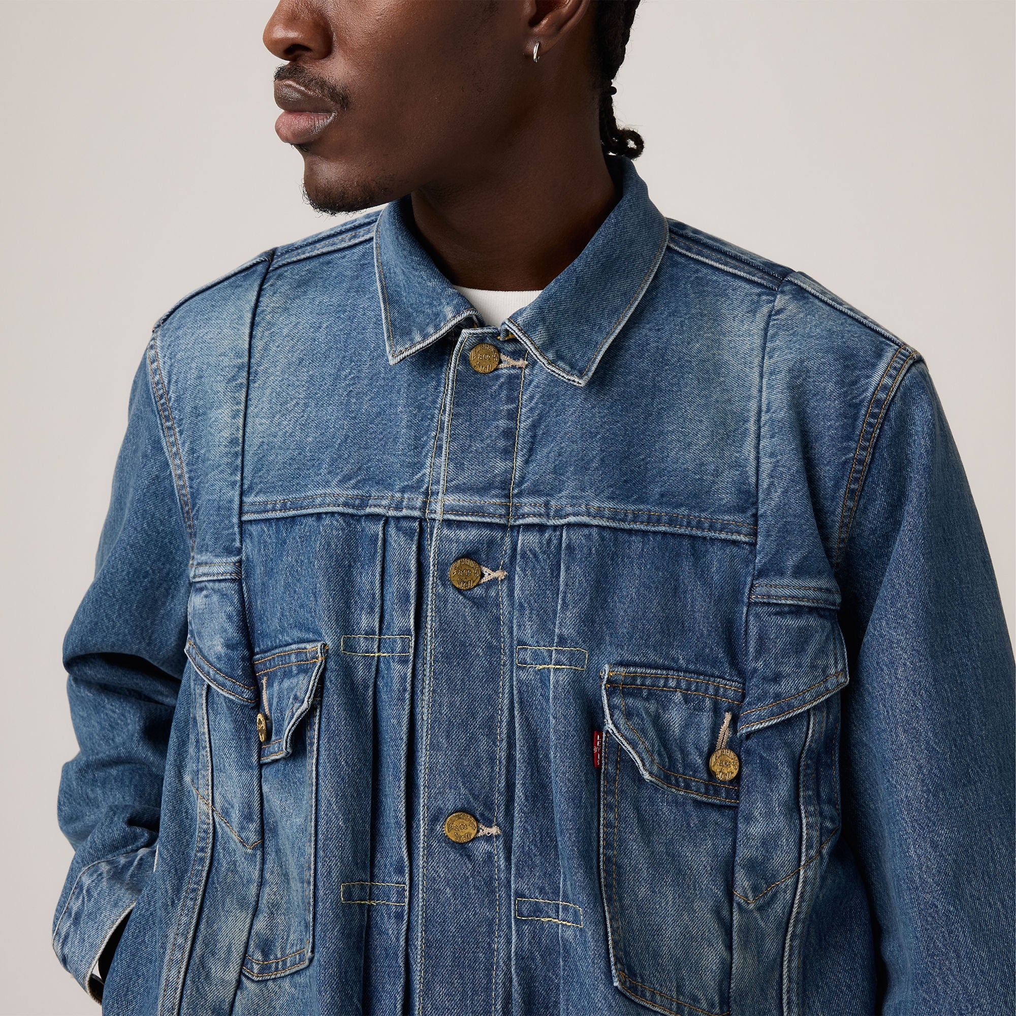 sacai x LEVI'S Men's Denim Jacket size 3