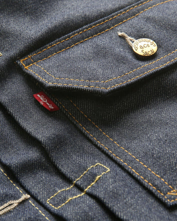 levi’s® x sacai men’s denim x nylon twill reversible blouson 0035K0000XS- Rinse/Black  – Levi's Hong Kong