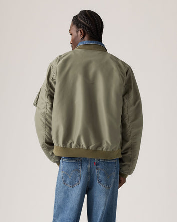 levi’s® x sacai men’s denim x nylon twill reversible blouson 0035K0001XS- Vintage/Khaki  – Levi's Hong Kong