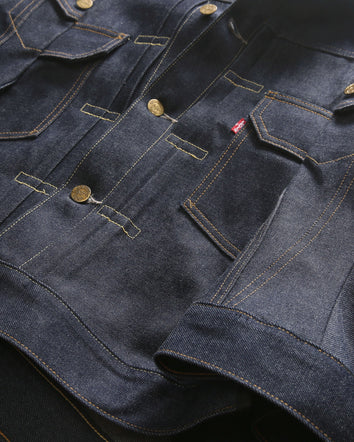 levi’s® x sacai women’s denim jacket 0035E0000L- Rinse  – Levi's Hong Kong