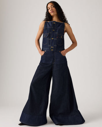 levi’s® x sacai  牛仔連身褲 | 女裝 0035G0000XS- Rinse  – Levi's 香港