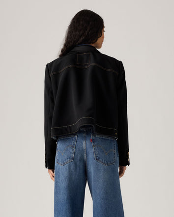 levi’s® x sacai women’s denim x metelasse twill jacket 0035F0000S- Black  – Levi's Hong Kong