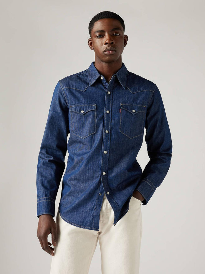 levi's® 男子西式牛仔襯衫 857440000XS- Red Cast Rinse Marbled T2 H2 19  – Levi's 香港