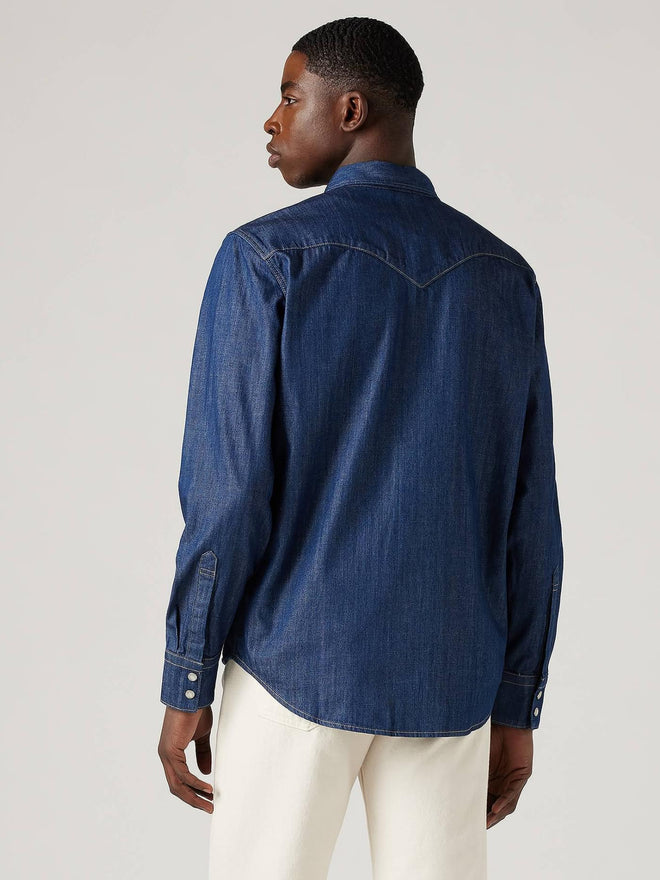 levi's® 男子西式牛仔襯衫 857440000XS- Red Cast Rinse Marbled T2 H2 19  – Levi's 香港