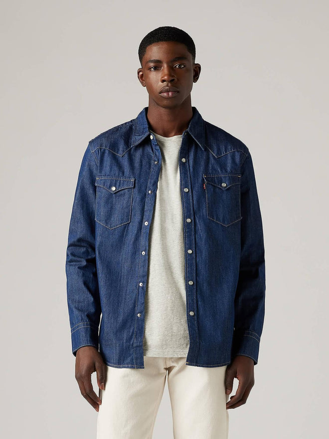 levi's® 男子西式牛仔襯衫 857440000XS- Red Cast Rinse Marbled T2 H2 19  – Levi's 香港