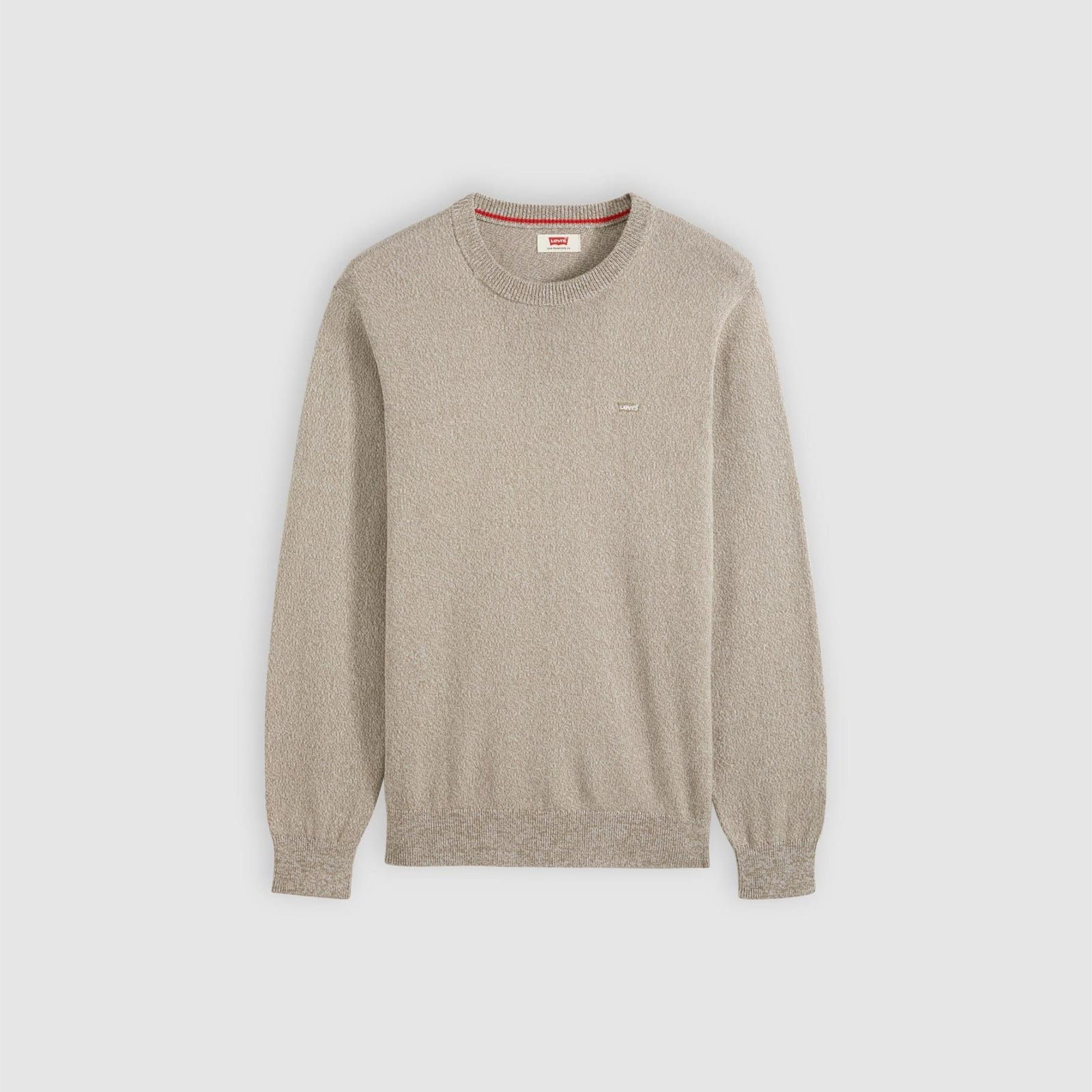 levi's® 輕盈 housemark 毛衣 | 男裝 A72070048XS- Pre Twist Marl Brindle / Egret - Beige – Levi's 香港