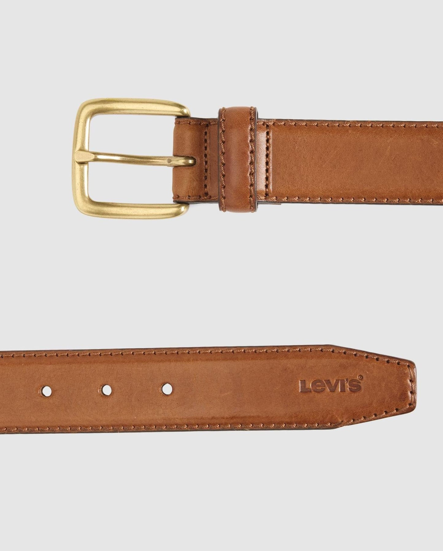 Levi's® Finn Feather Edge 羽邊皮帶 | 男裝  